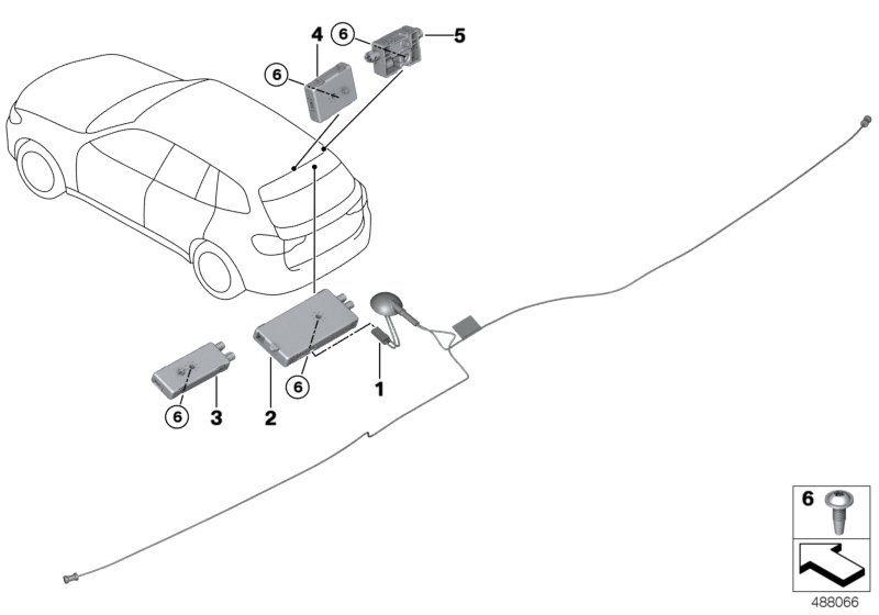 Components, antenna amplifier