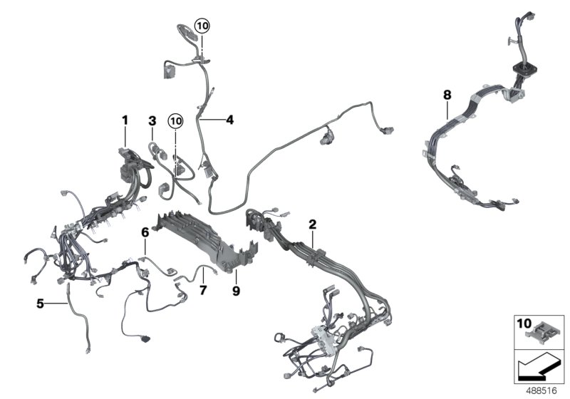 Engine wiring harness