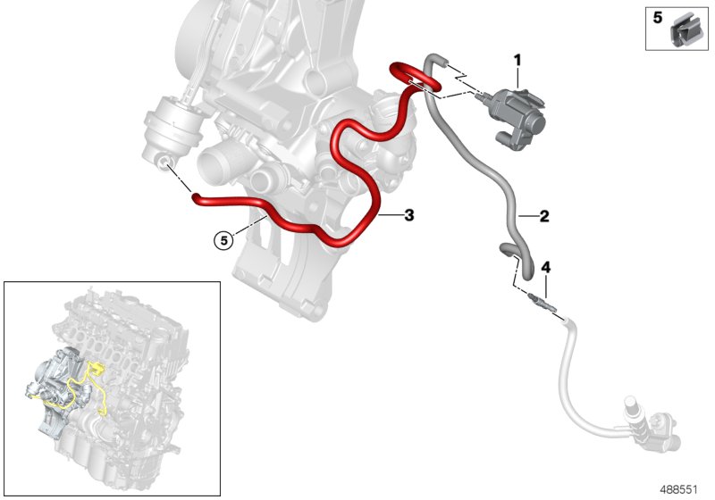 Vakuumstyrning vattenpump