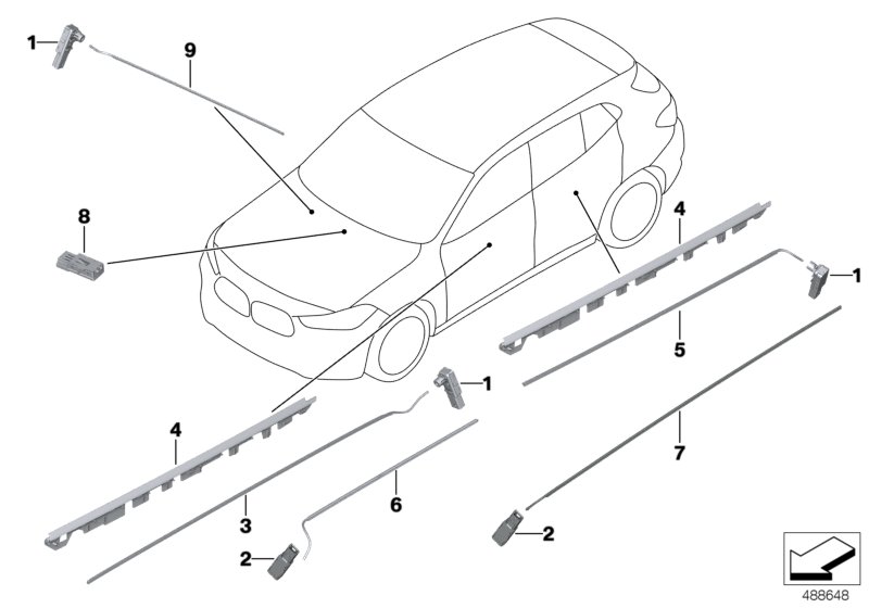 Μονάδα LED / αγωγός οπτικής ίνας