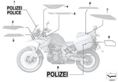 Autocollant administration