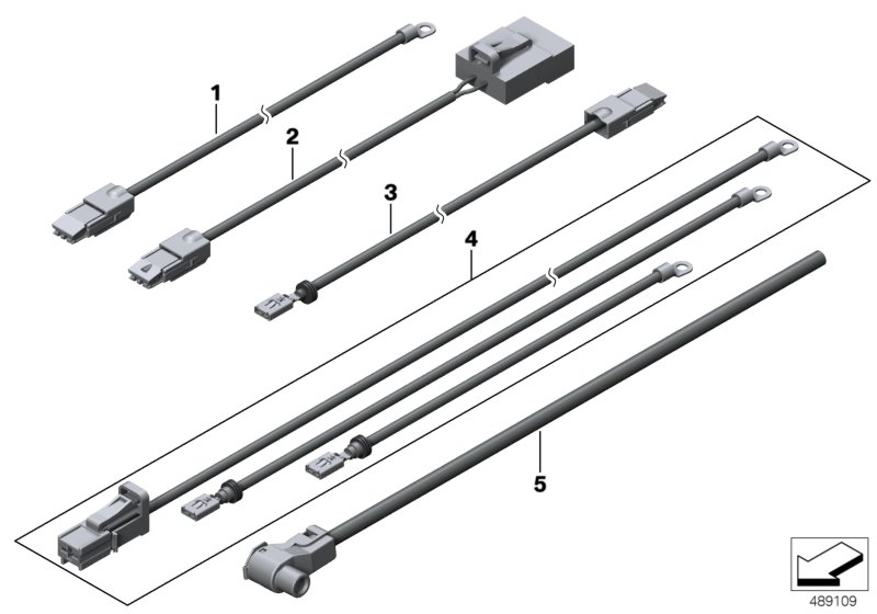 Pos. batería juegos mazo cables ppal.