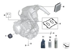 Serviço mudança óleo motor / inspeção