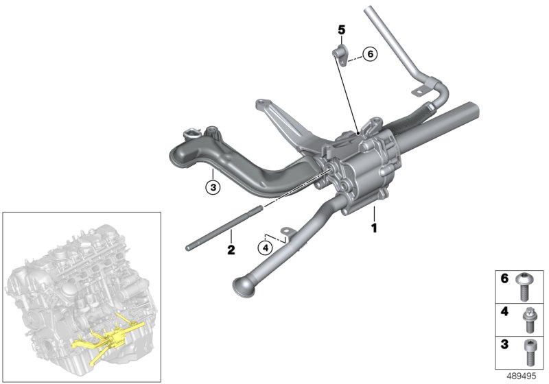 Lubrication syst.,oil pump, single parts