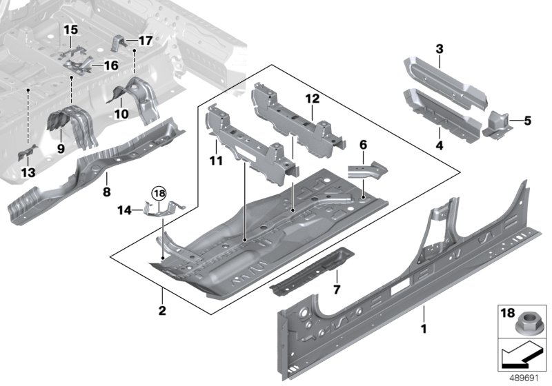 Cadre-plancher