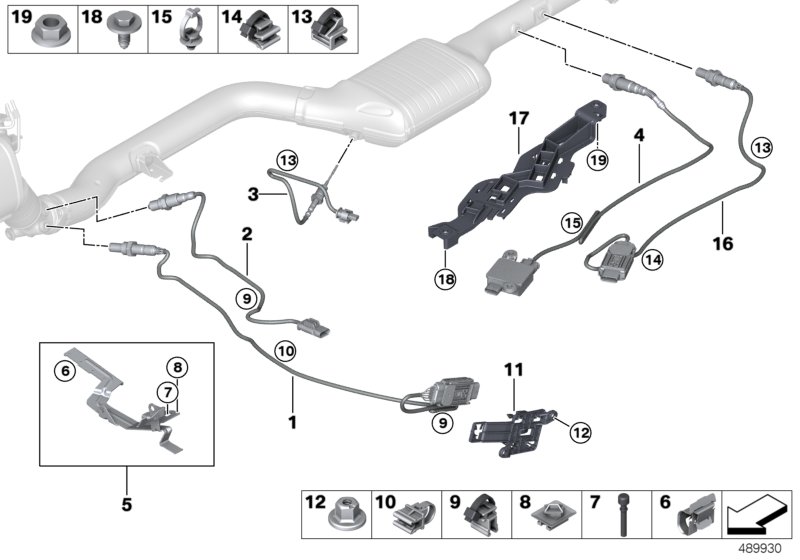 Exhaust sensors / sensor NOX / SCR