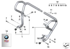 Etrier de protection de moteur