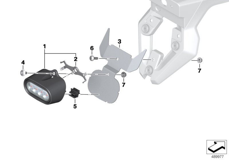 LED arka sis lambası