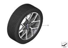 BMW lt.-al.wheel M Perf. Y-spoke 795M