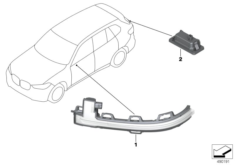 Side repeater/ lights outer