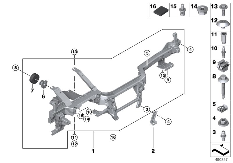 Carrier instrument panel