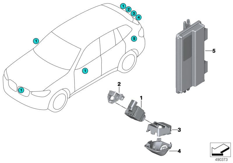 Surround View-kamera/PMA Plus