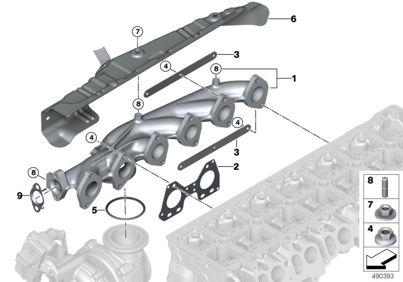 Exhaust manifold-AGR