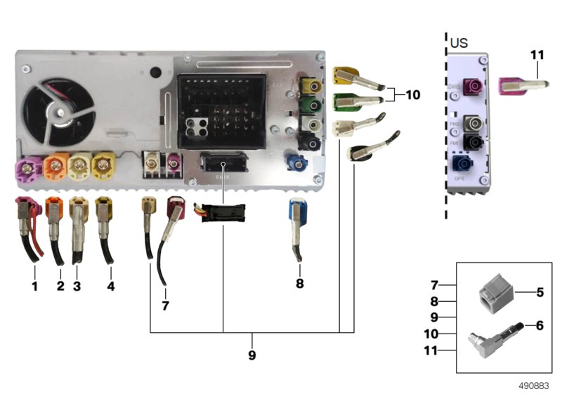 Σετ επισκευής καλωδίων Head Unit High