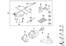 Corr.d.montagg.proiettore supplementare