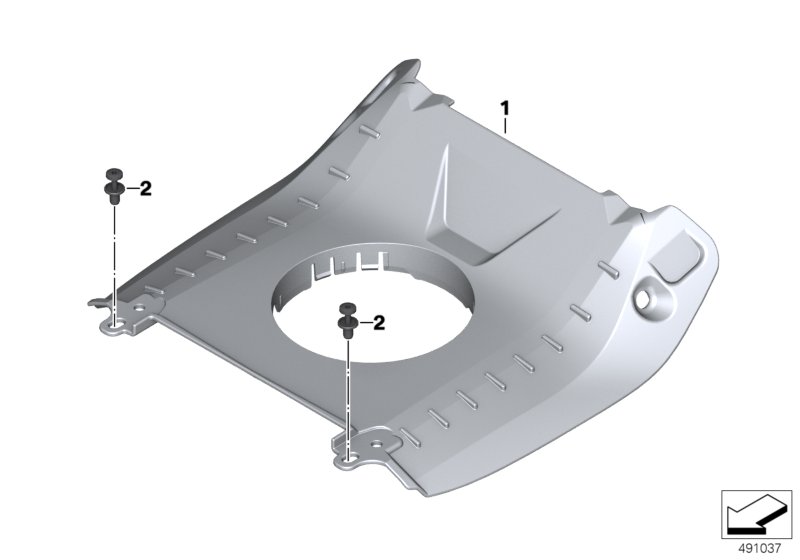 Copertura del serbatoio centrale