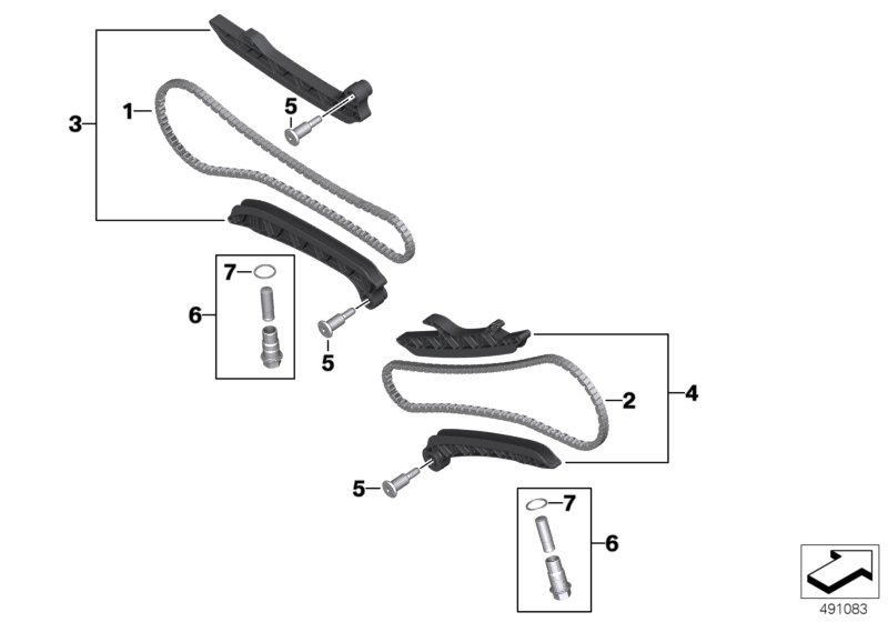 Timing and valve train-timing chain