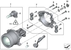 Projecteur feu-route