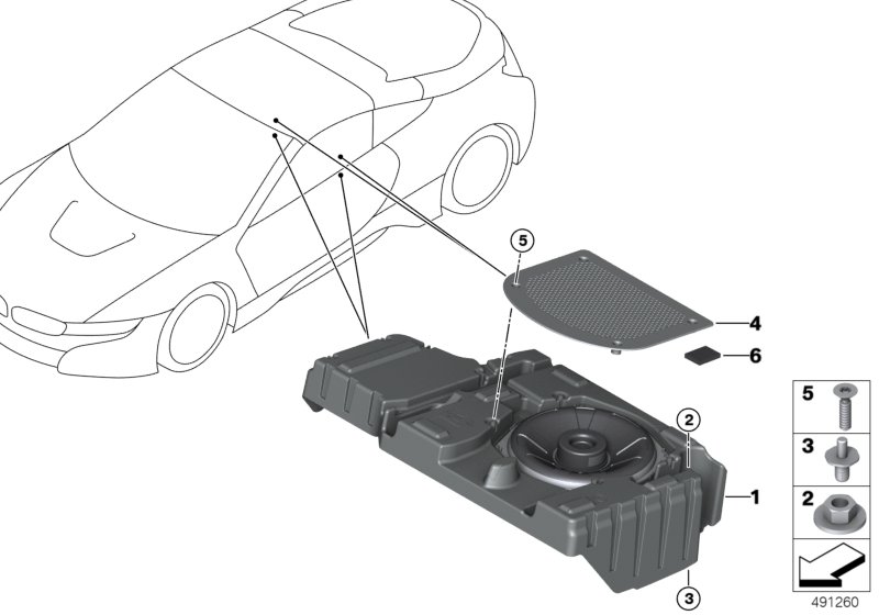 Peças individuais midwoofer