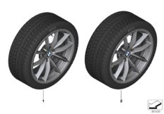 Winter wheel & tyre V-spoke 768
