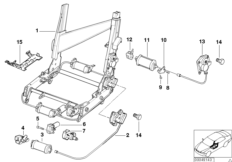 BMW Sportsitz Sitz-Rückenlehnenrahmen
