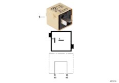 Plug connector beige