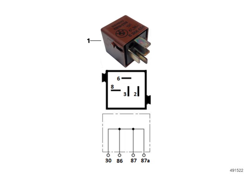 Conector marrón