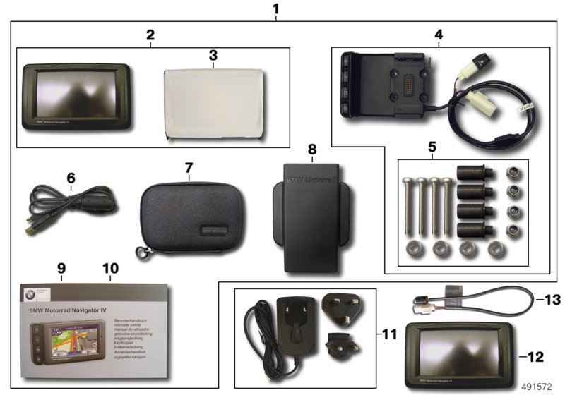 Sistema de navegação BMW Motorrad IV