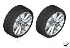 Winter wheel & tyre V-spoke 778