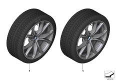 Winter wheel & tyre V-spoke 776
