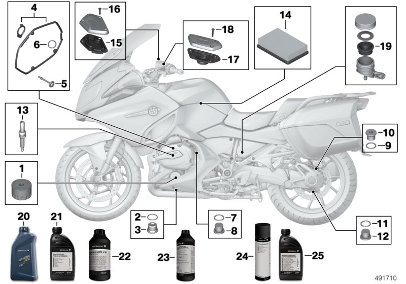 Servis motorový olej / prohlídka