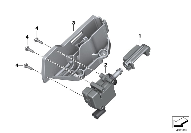 Staellmotor centrallaas