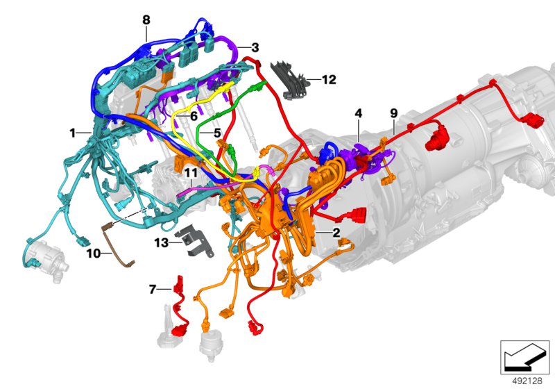 Engine wiring harness