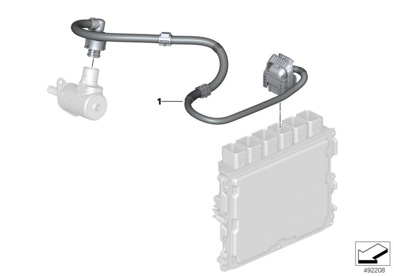 Wiązka przew. silnika nast. Valvetronic