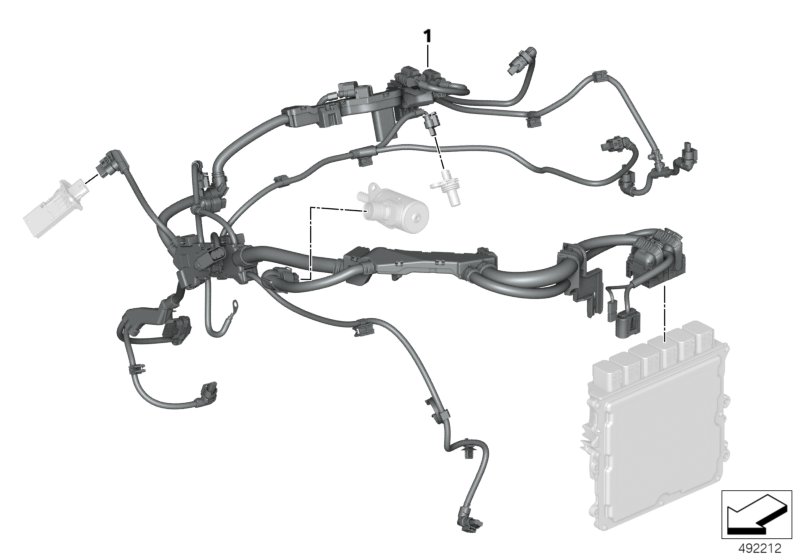 Draadbundel motor sensoren module 2