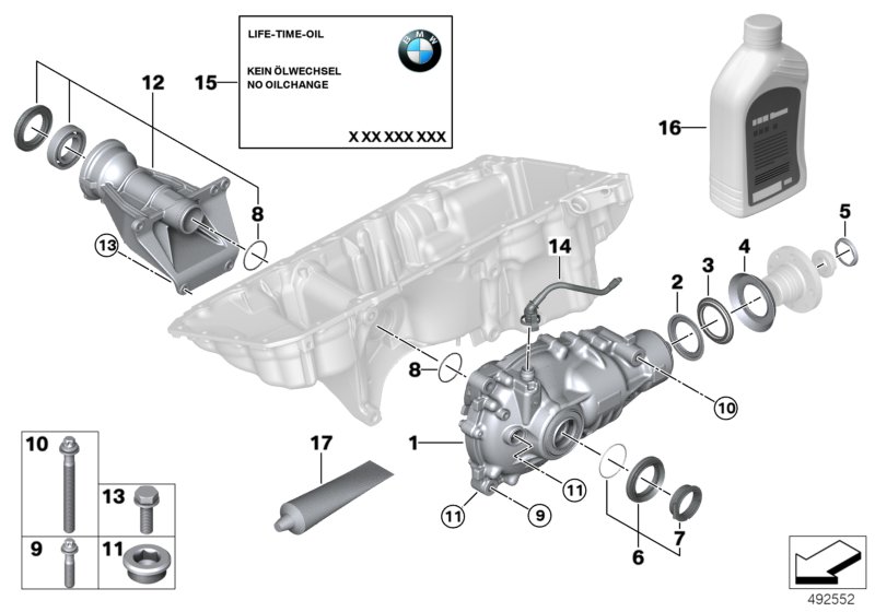 Final drive (front axle)