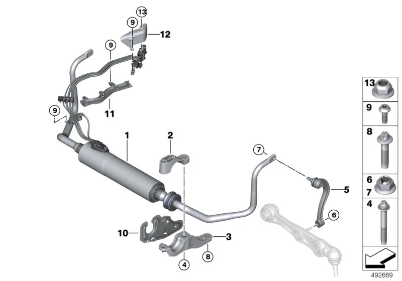 Stabilizatör, Ön / Dynamic Drive