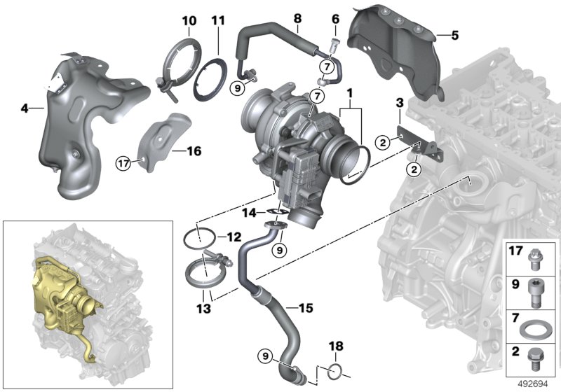 Yağlamalı turbo şarj