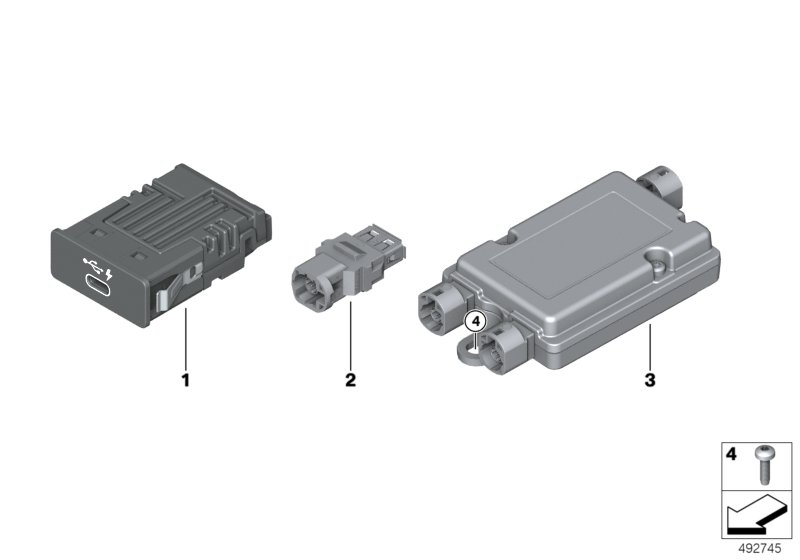 USB separate components