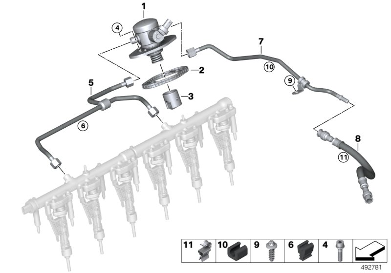 High-pressure pump/Tubing