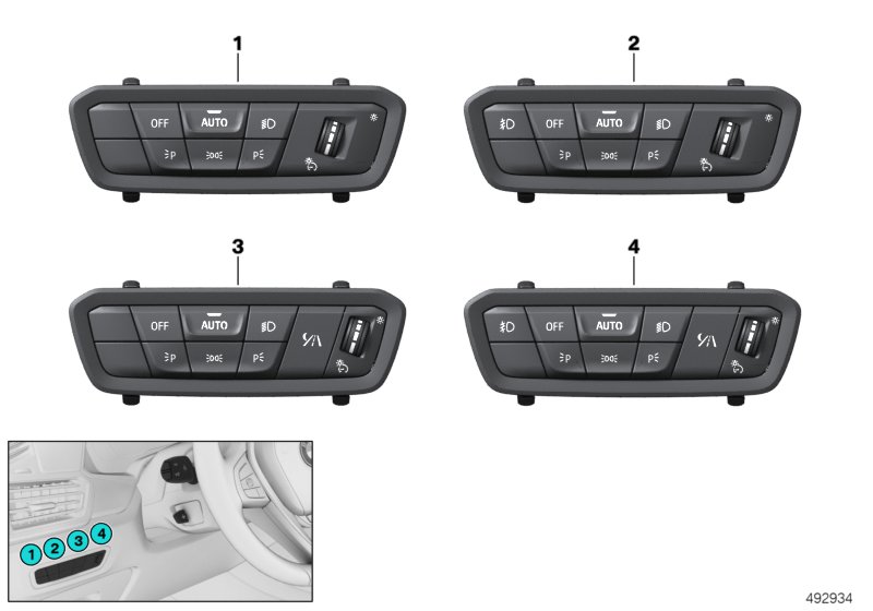 Control element light