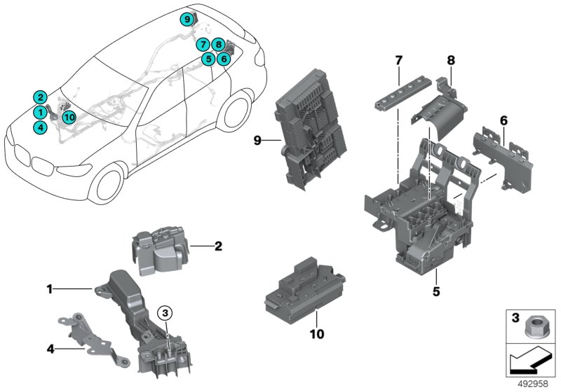 Power distribution box / B+ distributor