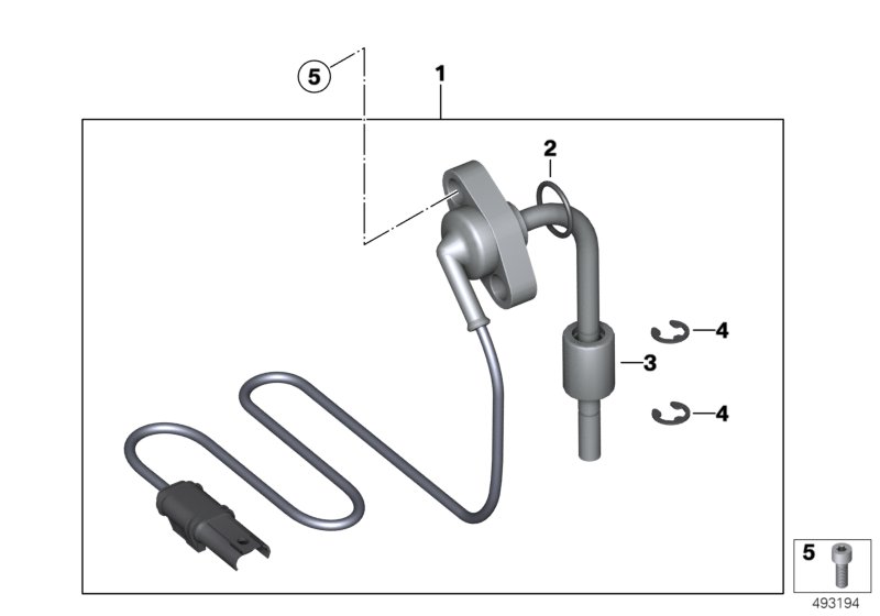 Sensor del nivel de aceite