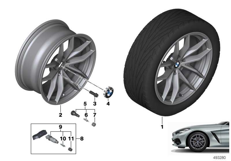 BMW ζάντ.ελαφρ.κράμ.ακτίν.V 770 - 18"