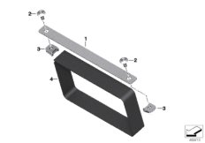 Sostegno p batteria supplementare