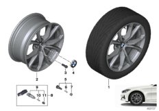 BMW LA wheel V-spoke 776 - 17"