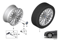 BMW LA wheel double spoke 771 - 17"