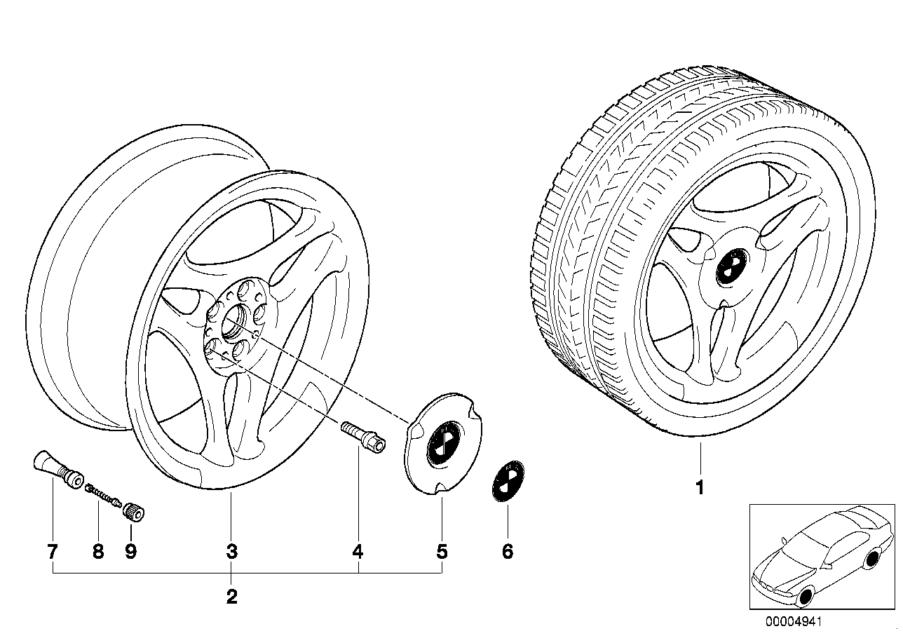 3 Speichen-Styling (Styl.38)