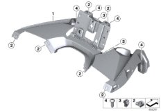 Täckkåpa kombiinstrument