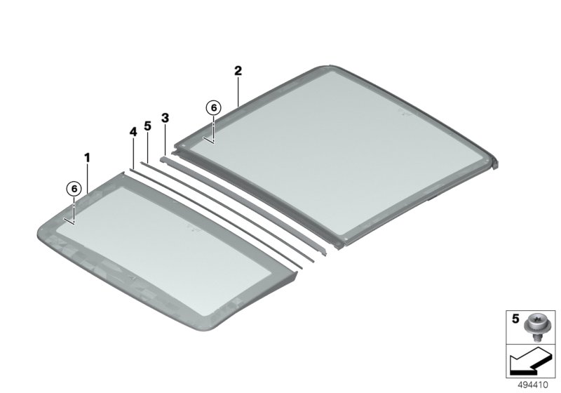 Panoramadach Glasdeckel